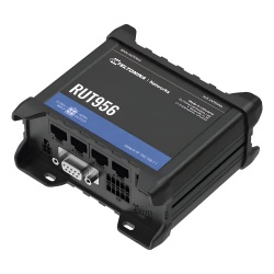 Teltonika RUT956 Router Industrial LTE 4G Profesional / 150 Mbps Cat 4 / 4 Puertos Ethernet / RS232 RS485 / WiFi / Doble SIM / GNSS