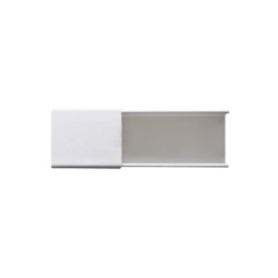 THORSMAN PT-48-SD Canaleta blanca sin division de PVC auto extinguible 48 x 16 x tramo 2.5m (6101-01260