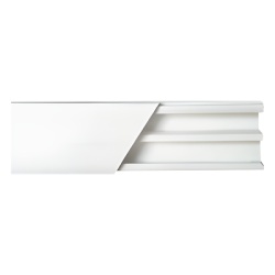 THORSMAN TMK-1020-CD Canaleta blanca de PVC auto extinguible con division 20 x 10 mm tramo de 2.5m (5101-01250)