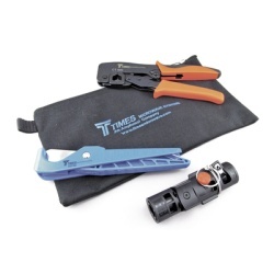 Times Microwave TK-600EZ Kit de Herramientas para Instalar Conectores en Cable LMR-600 Times