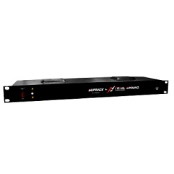 TOTAL GROUND SUP-RACK/RV Tomacorriente de 4 contactos regulados para 120 Vca con Supresor de picos tipo "A" de 10 kA Disenado para Montaje en Rack de 19".