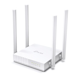 TP-LINK ARCHERC24 Router Inalambrico AC750 / 2.4 GHz y 5 GHz Hasta 733 Mbps / 4 Antenas Externas Omnidireccional / 3 Modos en 1 / 4 Puertos LAN 10/100 Mbps / 1 Puerto WAN 10/100 Mbps / Soporta AgiNet