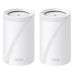 TP-LINK DECO-BE65-2PACK KIT 2 Routers Inalambrico MESH Interior para Hogar / Triple Banda Wi-Fi 7 BE9300 Mbps / 2 Puerto 2.5 Gigabit WAN/LAN / 4 Antenas Internas / Operacion Multi-Link MLO / Administr