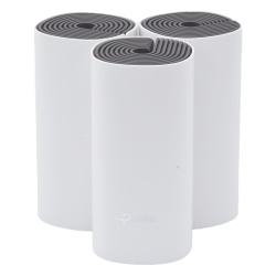 TP-LINK DECOE4-3PACK Kit de Router inalambrico mesh Deco E4 para Hogar / Doble banda AC 1200 / 2 puertos 10/100 Mbps / Compatible con amazon alexa.