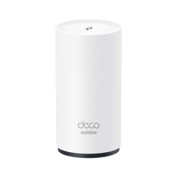 TP-LINK DECOX50-OUTDOOR Router Inalambrico MESH Exterior para Hogar / Doble Banda Wi-Fi 6 AX3000 Mbps / 2 Puerto Gigabit WAN/LAN / Puertos PoE 802.3 af/at Entrada / 2 Antenas Internas / Proteccion IP6