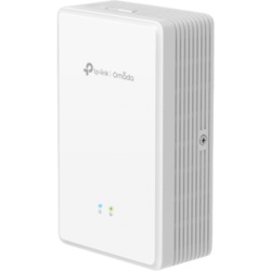 TP-LINK EAP625GP-WALL Punto de Acceso GPON de Pared / AX1800 Wi-Fi 6 / 1.8 Gbps / 2 Puertos Gigabit con PoE de Salida / FXS VoIP / Gestión Cloud Omada / Mesh y Roaming