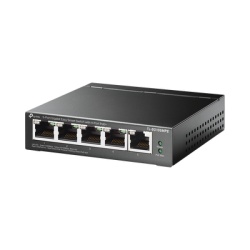 TP-LINK TL-SG105MPE Switch Administrable / Escritorio Easy Smart / 5 puertos 10/100/1000 Mbps / IGMP para Vigilancia / Calidad en el Servicio (QoS) / Gestion GUI / Recuperacion automatica PoE