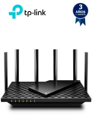 TP-LINK TPL3660008 TP-LINK Archer AX73 - Ruteador WiFi 6 AX de 5400 Mbps con 1 puerto WAN RJ45 Gigabit Ethernet 4 puertos LAN RJ45 Gigabit Ethernet tecnologias MU-MIMO y OFDMA ademas 6 antenas con