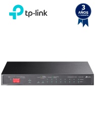 TP-LINK TPL3720043 TP-LINK TL-SG1210PP - Switch de escritorio POE de 10 puertos Gigabit 6 puertos POE 2 puertos POE 1 Puerto combo SFP/RJ45 IEEE 802.3af/at/bt 30W POE 60W POE 123W Totale
