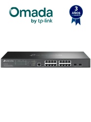TP-LINK TPL3720045 TP-LINK SG3218XP-M2 - Switch L2 Omada PoE / 16 Puertos MultiGigabit 2.5G / 8 Puertos 2.5G Sin PoE / 8 Puertos PoE 2.5G / 2 Puertos SFP 10G / Administracion Centralizada Omada o Stan