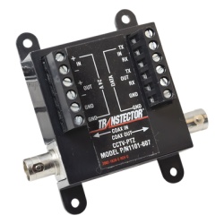 TRANSTECTOR T-CCTV-PTZ Protector Camaras PTZ CCTV / SASD / 12-24V + Coaxial BNC + RS-232/422/485 / 150A / Bidireccional