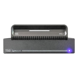 TRUAUDIO MS1/T50 KIT Amplificador T50 y Streamer de Audio Modular MS.1 | PoE + USB-C | HDMI eARC + Optica + RCA | Bluetooth LE Audio | WiFi | Control4-Crestron-Elan-RTI-URC-Savant-Lutron | AirPlay2-Go