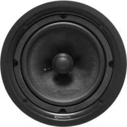 TRUAUDIO PG-8 Serie Phantom TruAudio / Altavoz Empotrable en Techo / 2 Vías / Woofer de Fibra de Vidrio / Tweeter Pivotante de Titanio/ Rejilla Ghost sin Marco / Clasificación de Humedad / Quick Connect