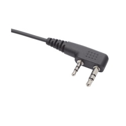 TX PRO TX-110N-K01 Micrófono-Audífono Profesional / Gancho Ergonómico / Cable de Resorte / Conector 2 Pines / PTT de Solapa - Img 4