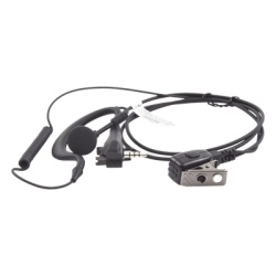 TX PRO TX-118-V03 Micrófono de Solapa con Auricular / Gancho Ajustable Grado Médico / Cable Kevlar Reforzado / PTT Integrado / Compatible VX160/231/180/210/400 - Img 2