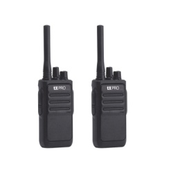 TX PRO TX-320DUO Par Radios Portatiles Analogicos UHF 400-470 MHz / 2W / 16 Canales / Preconfigurados / Listos para Usar