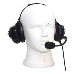 TX PRO TX-740-M11 Auriculares / Orejeras de Gel / Micrófono Cancelación de Ruido / Cable Kevlar / PTT 360°