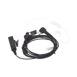 TX PRO TX-880-M01 Micrófono-Audífono de Vigilancia / 2 Cables / Tubo Acústico Grado Médico / PTT Remoto / Compatible Motorola-Abell-Hytera