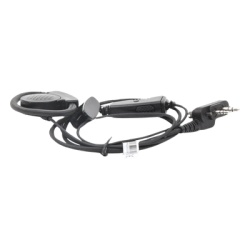 TX PRO TX180S05 Micrófono de Solapa con Auricular / Gancho Ajustable en D / PTT Ergonómico / Cable Reforzado con Kevlar / Clip Rotatorio 360° / Compatible con Radios ICOM IC-F Series - Img 4