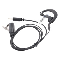 TX PRO TXEHK04 Micrófono-Audífono Profesional / Gancho Ergonómico en G / PTT de Solapa / Cable Kevlar / Conector 2 Pines / Uso Prolongado - Img 2