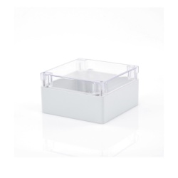 TX PRO TXG-01-5 Gabinete Plástico para Exterior / IP65 / IK07 / 160 x 160 x 90 mm / Tapa Transparente / ABS 3 mm / -20 a 60 °C - Img 5