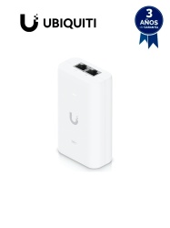 UBIQUITI U-PoE++ - Inyector POE de 60W , ideal para equipos MESH , camaras G4 G5 y PTZ de la línea UniFi , Protección contra descargas electricas y electrostaticas , Indicador LED para monitoreo