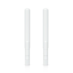UBIQUITI UACC-UK-ULTRA-OMNI-ANTENNA-AO Par de Antenas Omnidireccionales / Doble Banda / 2.4 GHz 3 dBi / 5 GHz 4 dBi / IPX6 / 6.1 x 0.6 x 0.6 pulgadas