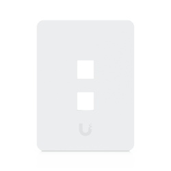 UBIQUITI UACC-WP-KEYSTONE-V-2P Placa Keystone Universal / 2 Puertos / Superficie Pintable / Montaje Vertical / 4 Piezas