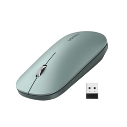 UGREEN 90374 Mouse inalambrico 2.4 GHz | Ultra Delgado y Silencioso | DPI 1000/1600/2000/4000 (Ajustable) | Alcance 10m | Scroll de Aluminio | Adaptable a diferentes superficies | Diseno suave al tact