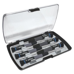 URREA SYS-9501-BT Juego de 6 destornilladores ESD torx en caja plastica de precision