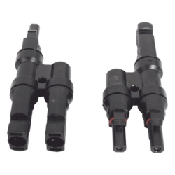 USFULL FC42T Conector MC-4 Doble para Modulos Fotovoltaicos. Tipo 2T