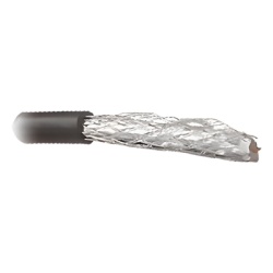 VIAKON RG-59U-SYS Cable Coaxial 75 Ohm con Blindaje de Cinta de Poliester Aluminizado y 40% de Malla de Aluminio 95% Aislamiento de Polietileno Espumado.