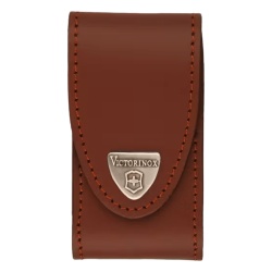 VICTORINOX 500761 Funda de Piel color Cafe para Navajas Mediana Victorinox.