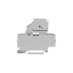 WAGO 2002-1611 Borna Portafusibles 2 Conductores Portafusible Basculante Placa Final Fusible Tipo G 5 x 20 mm Sin Indicacion de Defecto Carril DIN 35 x 15 y 35 x 7 5 2 5 mmÂ² Push-in CAGE CLAMPÂ® 6 3