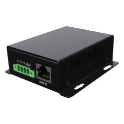 WI-TEK WI-POE62-48V Inyector PoE Industrial / Ideal para Aplicaciones Solares / Entrada 9-42 Vcc / Salida PoE 48V / Conexion plug and play / Ideal para Conectar Camaras PoE