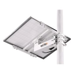 WI-TEK WIBRKP133 Soporte/Montaje para Panel Solar WI-BRKP133 para Postes / Estructura Galvanizada SGCC 2 mm / Ajuste Angulo 0-75Â° / Compatible Postes Redondos 76-133 mm y Cuadrados 50-130 mm / Panele