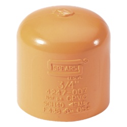 XTRALIS VP-EC Tapon Final para Tuberia de Â¾? / para Detectores de Humo por Aspiracion VESDA / Caja con 25 Piezas