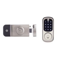 YALE-ASSA ABLOY MX89997 Cerradura Digital para Exteriores / Teclado Digital Tactil / Control Remoto App Yale / Compatible Zigbee-Z Wave Plus / Resistente Intemperie / Hasta 250 Usuarios / Baterias AA