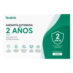 YEALINK RCH80-AMS-2YEAR Garantia Extendida de 2 Anos para Switch RCH80 de Yealink
