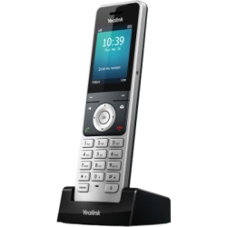 YEALINK W56H Teléfono Inalámbrico DECT Yealink W56H para Bases W70B W80 y W90 con Pantalla a Color Audio HD y Batería de 30 Horas