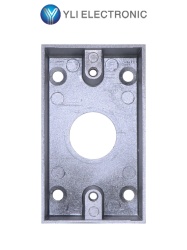 YLI 76017 YLI MBB800AM - Caja de Montaje para Boton Metalica Forma Rectangular