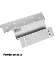 YLI YLE0890001 YLI MBK180NZL - Soporte de fijacion de electroiman para puerta con apertura interior de 180 Kg tipo ZL / Compatible con YM180NLED