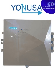 YONUSA YON1250020 YONUSA EYM12000127NG - Energizador Modular para Cercos Electricos Salida de Hasta 12 500 V Alcance de 2 500 Metros Lineales (500 Metros en 5 Lineas) Alimentacion 110/220 VAC Com