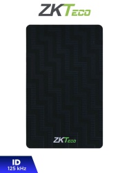 ZKTECO ZKT0760007 ZKTECO IDCOLORCARD - Tarjeta ID con Frecuencia de 125 kHz Sin Folio Impreso Grosor de 0.9 mm Color Negra y con el Logo de ZKTeco