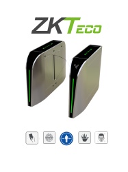 ZKTECO ZKT0910010 ZKTECO FBL300 - Barrera Peatonal Tipo Flap Bidirecc. / 2 Chasis Acero SUS304// Aleta de Acrilico/ 110V/ 35 Personas x Min/ Carril 60 cm/ Exterior Protegido/ 2 millones de Ciclos/ 5 p