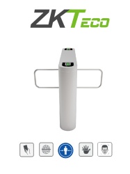 ZKTECO ZKT0920006 ZKTECO PROENTRANCE SB02FP - Barrera Peatonal Central Bidireccional de Acero Inox / Alto Flujo / 30 personas por Min / Compatible con ZKT0920005 / Incluye 2 lectores de Huella FR1500