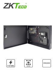 ZKTECO ZTA065002 ZKTECO C3100PackageB - Control de Acceso Profesional para 1 Puerta / Gabinete y Fuente / Sin Biometria / Facil Administracion con Software ZKAccess 3.5