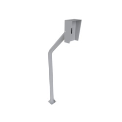 AccessPRO BAS-POS-RFID Base tipo tubular para instalacion de Lectora RFID.