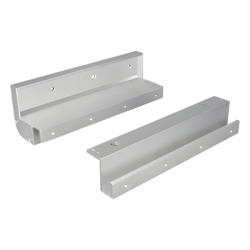 AccessPRO BU600D Montaje para puertas de Solo Cristal para uso con Chapa Magnetica MAG600