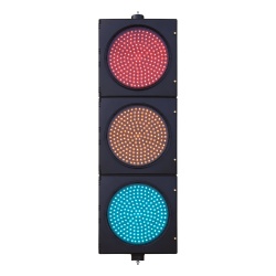AccessPRO PROLIGHTLEDT4M SEMAFORO DE SENALIZACION Rojo Amarillo y Verde / Diametro de cada luz 40cms